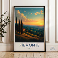 Piemonte Poster - Italy Wall Art