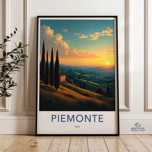 Piemonte Poster - Italy Wall Art