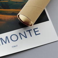 Piemonte Poster - Italy Wall Art
