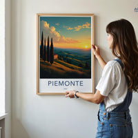 Piemonte Poster - Italy Wall Art
