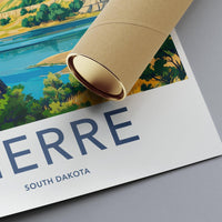 Pierre Poster - South Dakota Wall Art