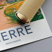 Pierre Poster - South Dakota Wall Art