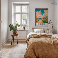 Pierre Poster - South Dakota Wall Art