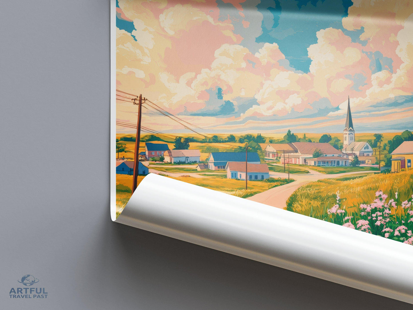 Pierre Poster - South Dakota Wall Art