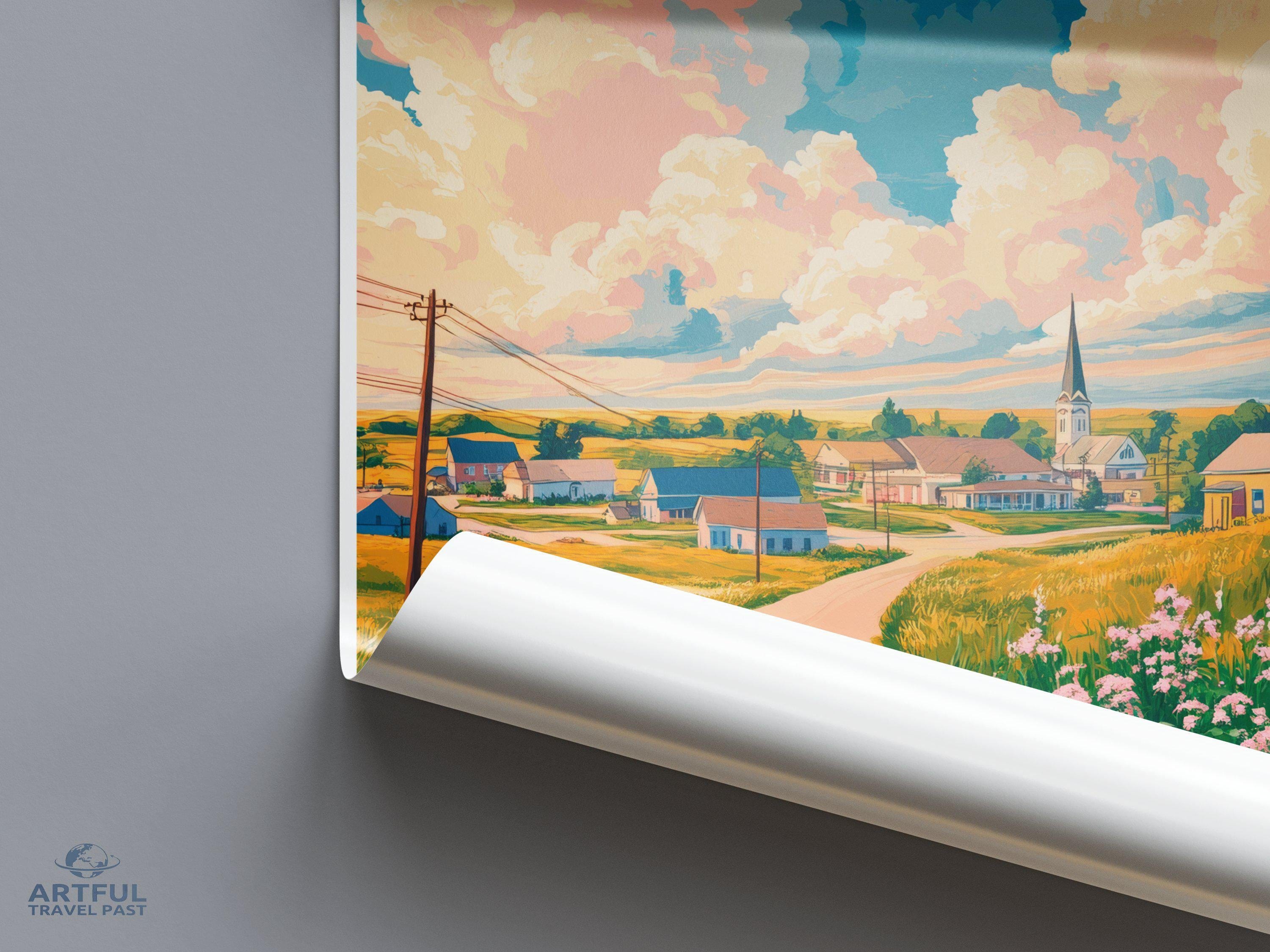Pierre Poster - South Dakota Wall Art