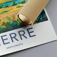 Pierre Poster - South Dakota Wall Art