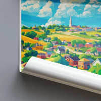 Pierre Poster | South Dakota Wall Art | America Decor