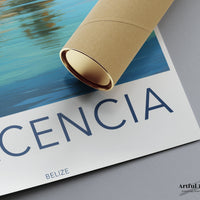 Placencia Poster | Belize Wall Art | Caribbean Decor
