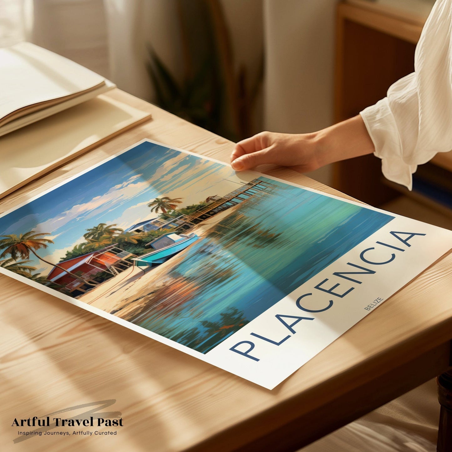 Placencia Poster | Belize Wall Art | Caribbean Decor