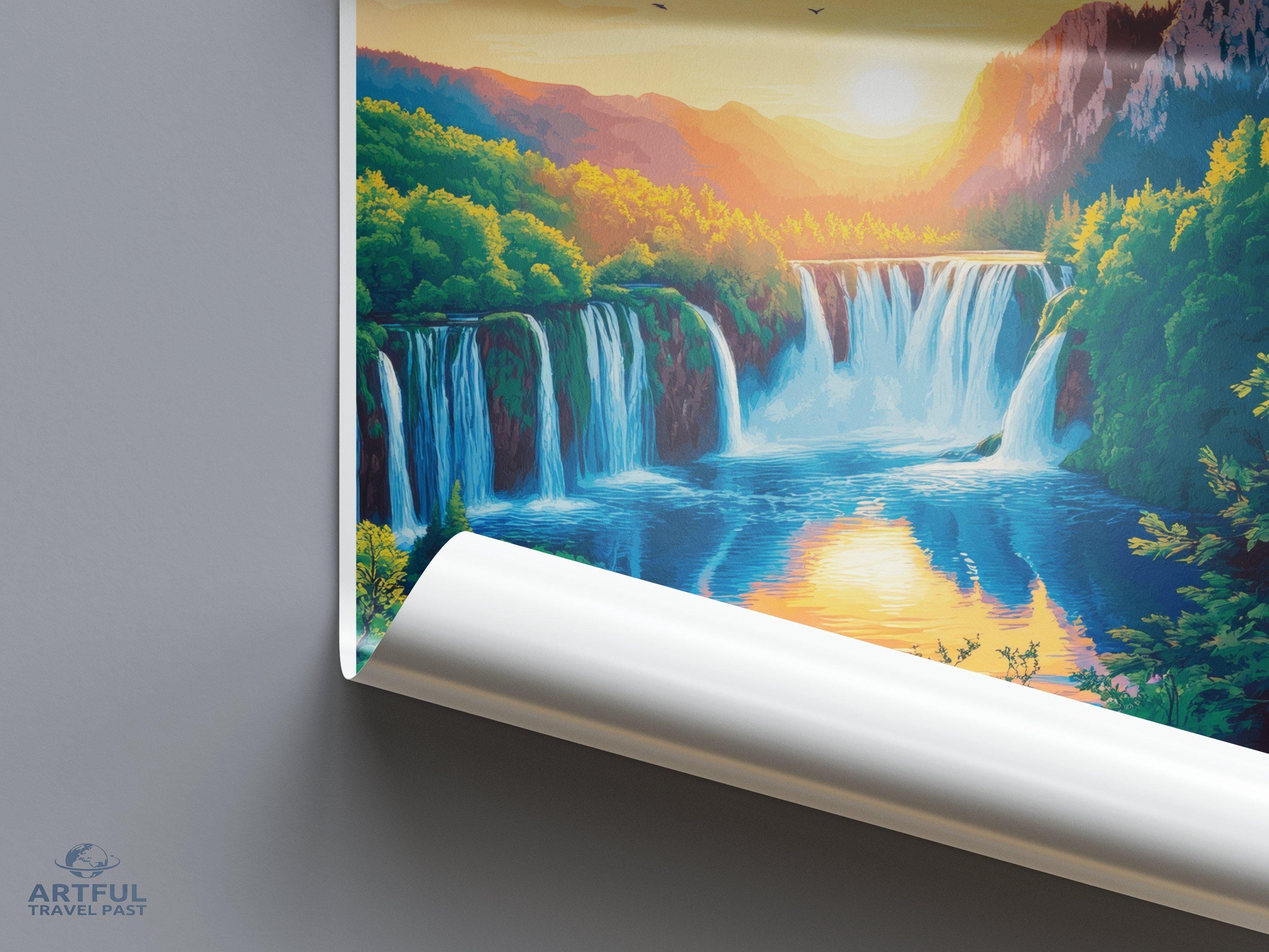Plitvice Lakes National Park Poster