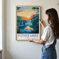 Plitvice Lakes National Park Poster