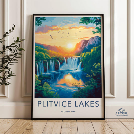 Plitvice Lakes National Park Poster