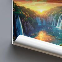 Plitvice Lakes National Park Poster | Croatia Wall Art