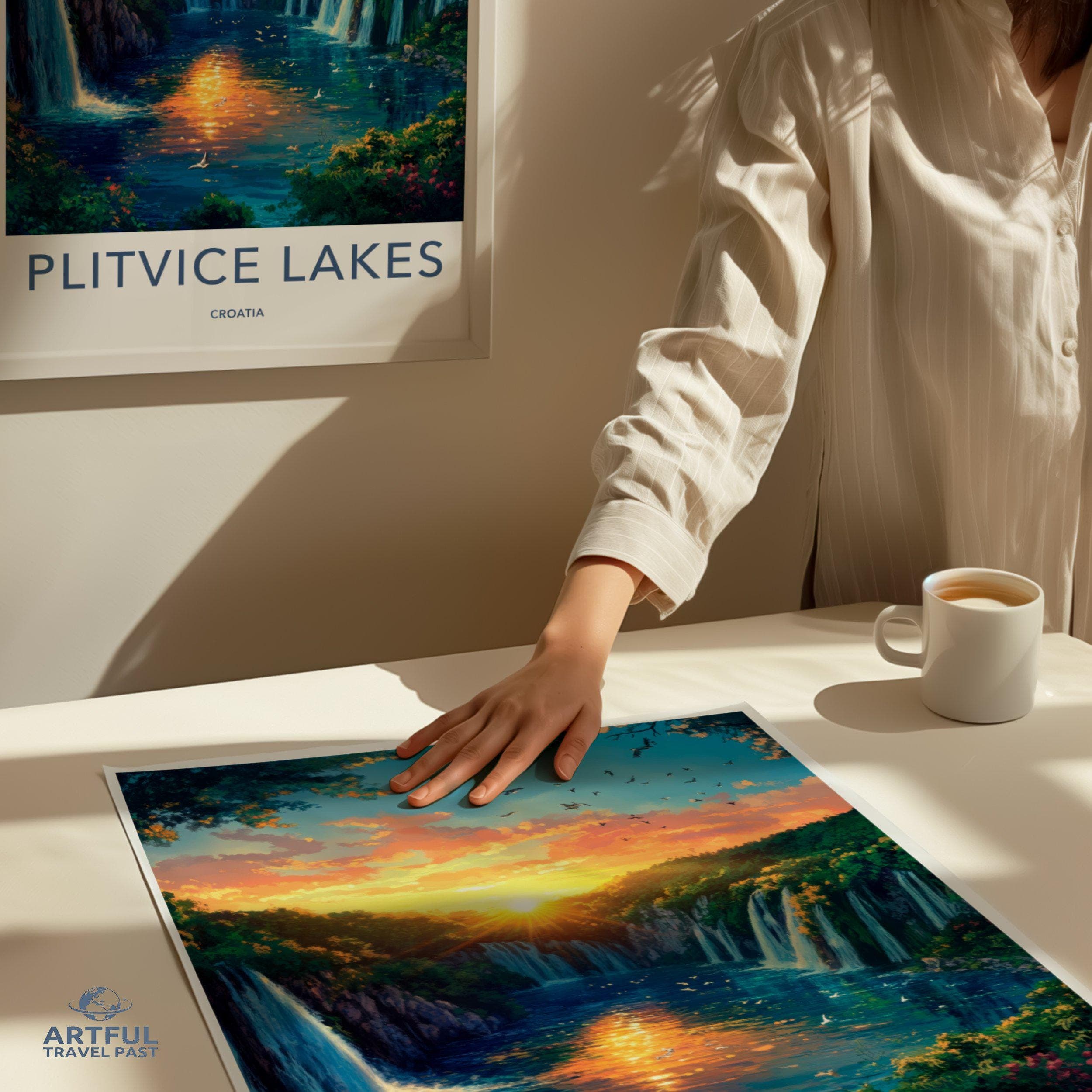 Plitvice Lakes National Park Poster | Croatia Wall Art