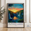 Plitvice Lakes National Park Poster | Croatia Wall Art