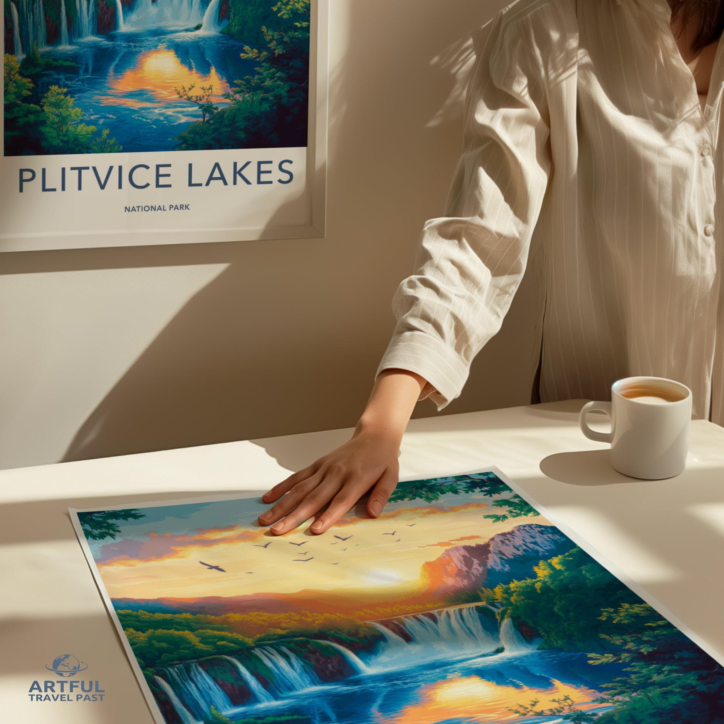 Plitvice Lakes National Park Poster | Croatia Wall Art