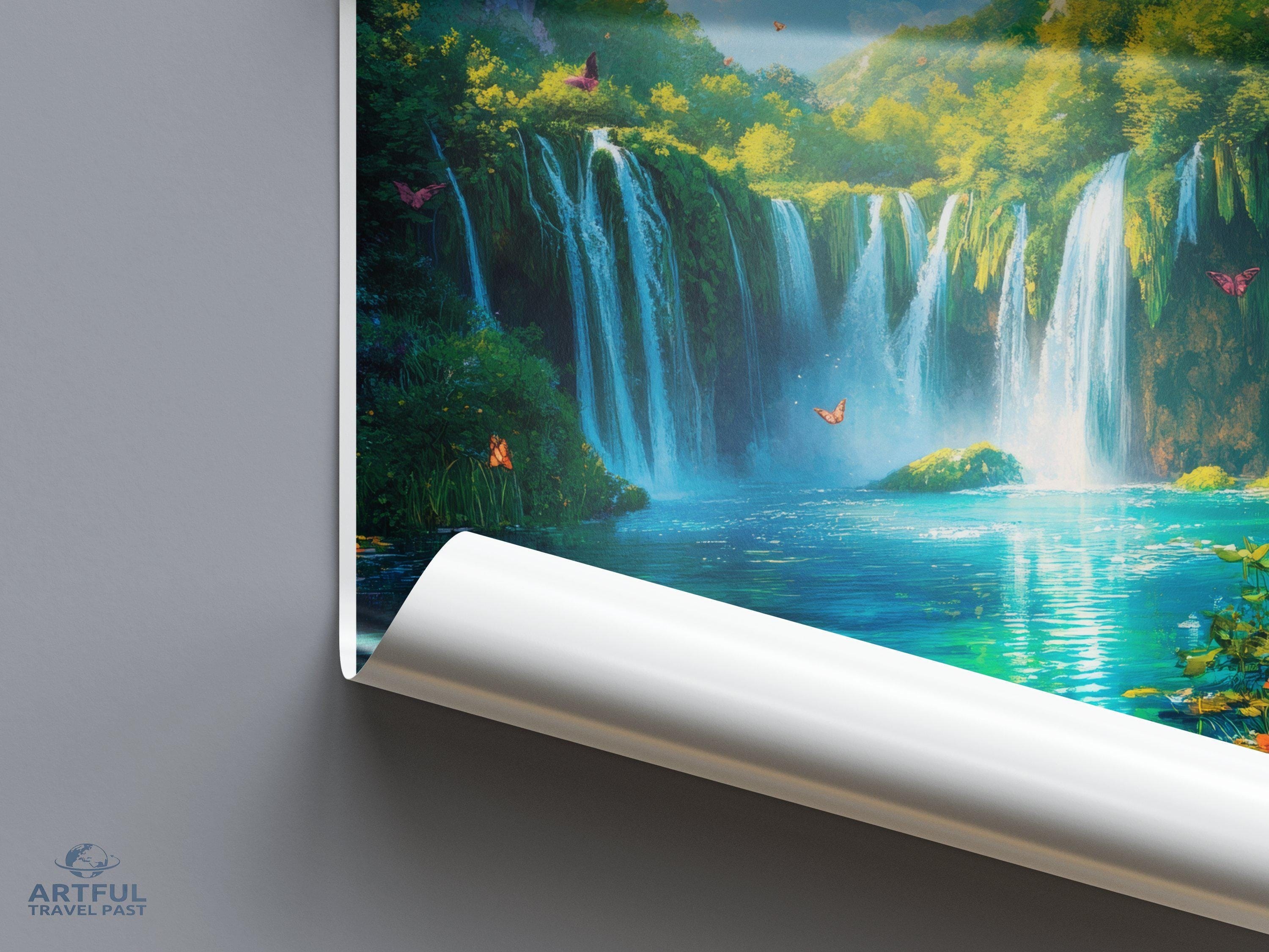 Plitvice Lakes National Park Poster | Croatia Wall Art