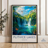 Plitvice Lakes National Park Poster | Croatia Wall Art