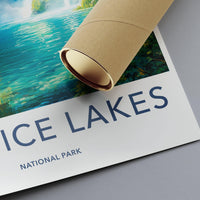 Plitvice Lakes National Park Poster | Croatia Wall Art