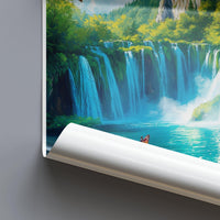 Plitvice Lakes National Park Poster | Croatia Wall Art