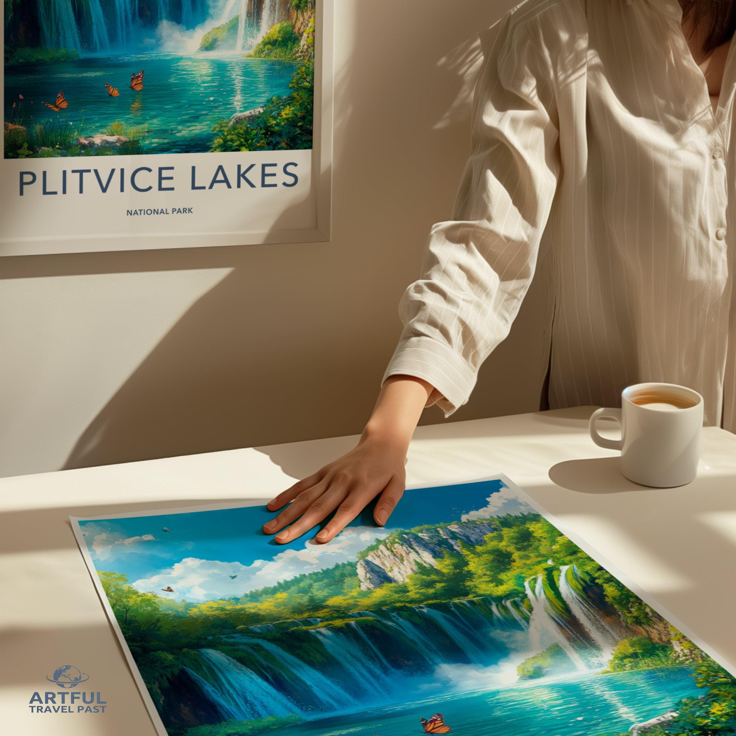 Plitvice Lakes National Park Poster | Croatia Wall Art