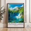 Plitvice Lakes National Park Poster | Croatia Wall Art