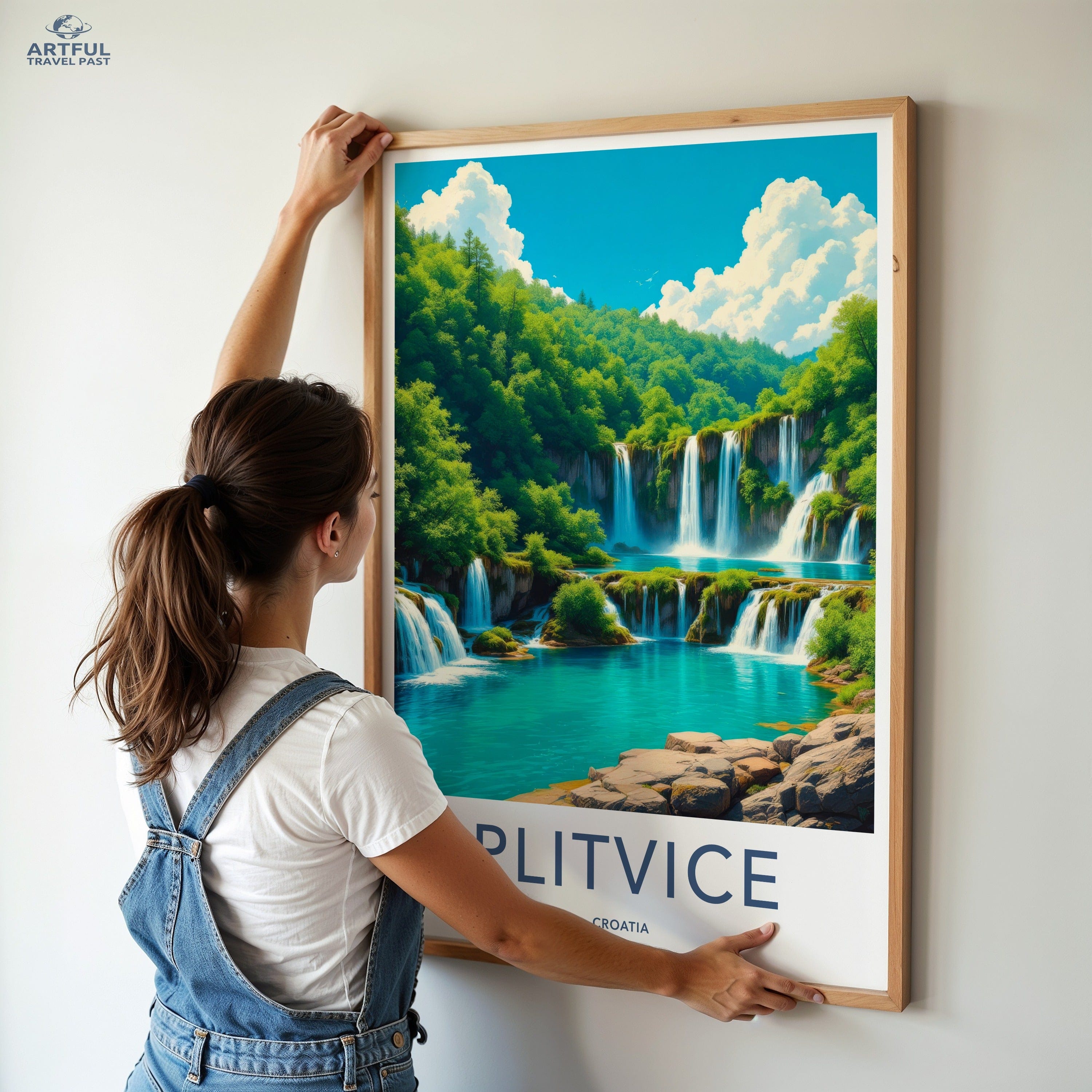 Plitvice Lakes Poster - Croatia Wall Art