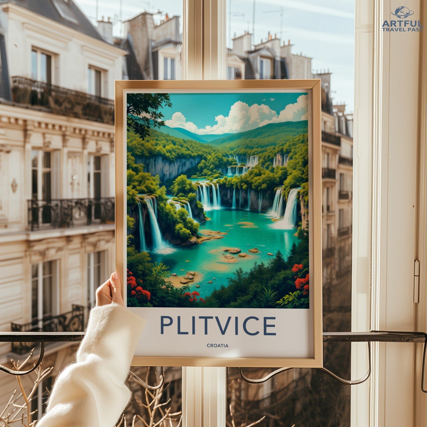 Plitvice Lakes Poster - Croatia Wall Art