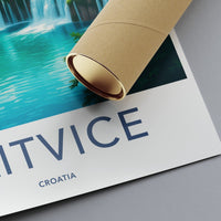 Plitvice Lakes Poster - Croatia Wall Art