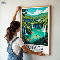 Plitvice Lakes Poster - Croatia Wall Art