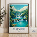 Plitvice Lakes Poster - Croatia Wall Art