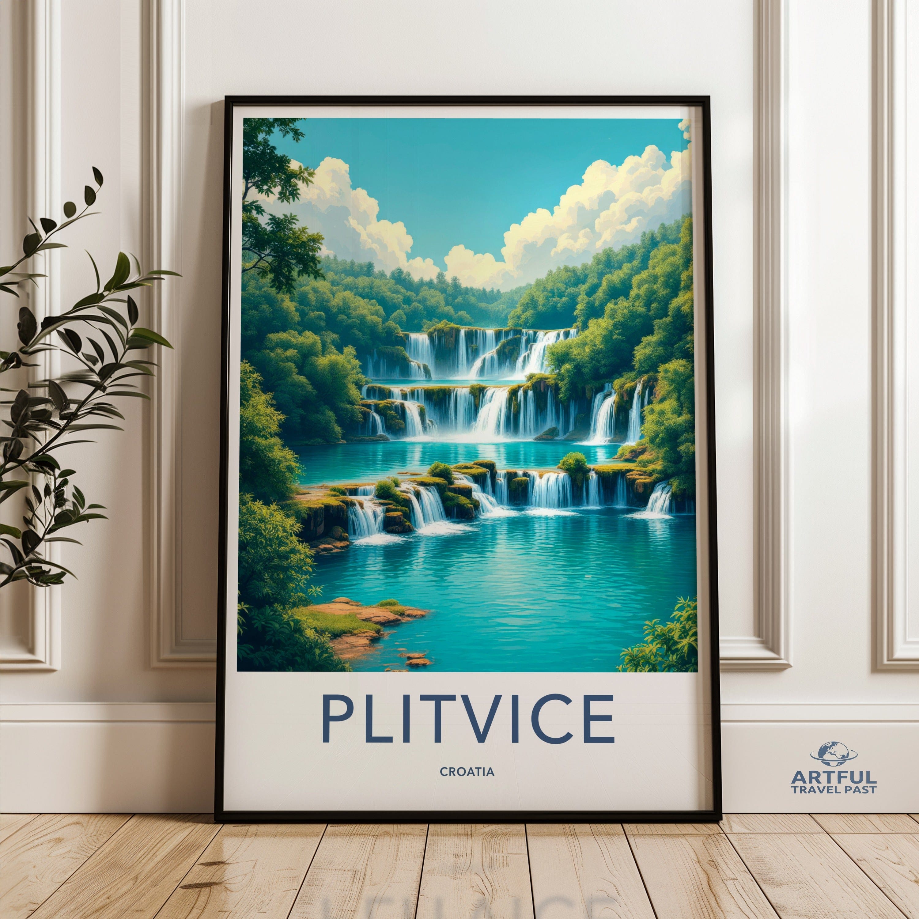 Plitvice Lakes Poster - Croatia Wall Art