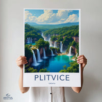 Plitvice Lakes Poster - Croatia Wall Art