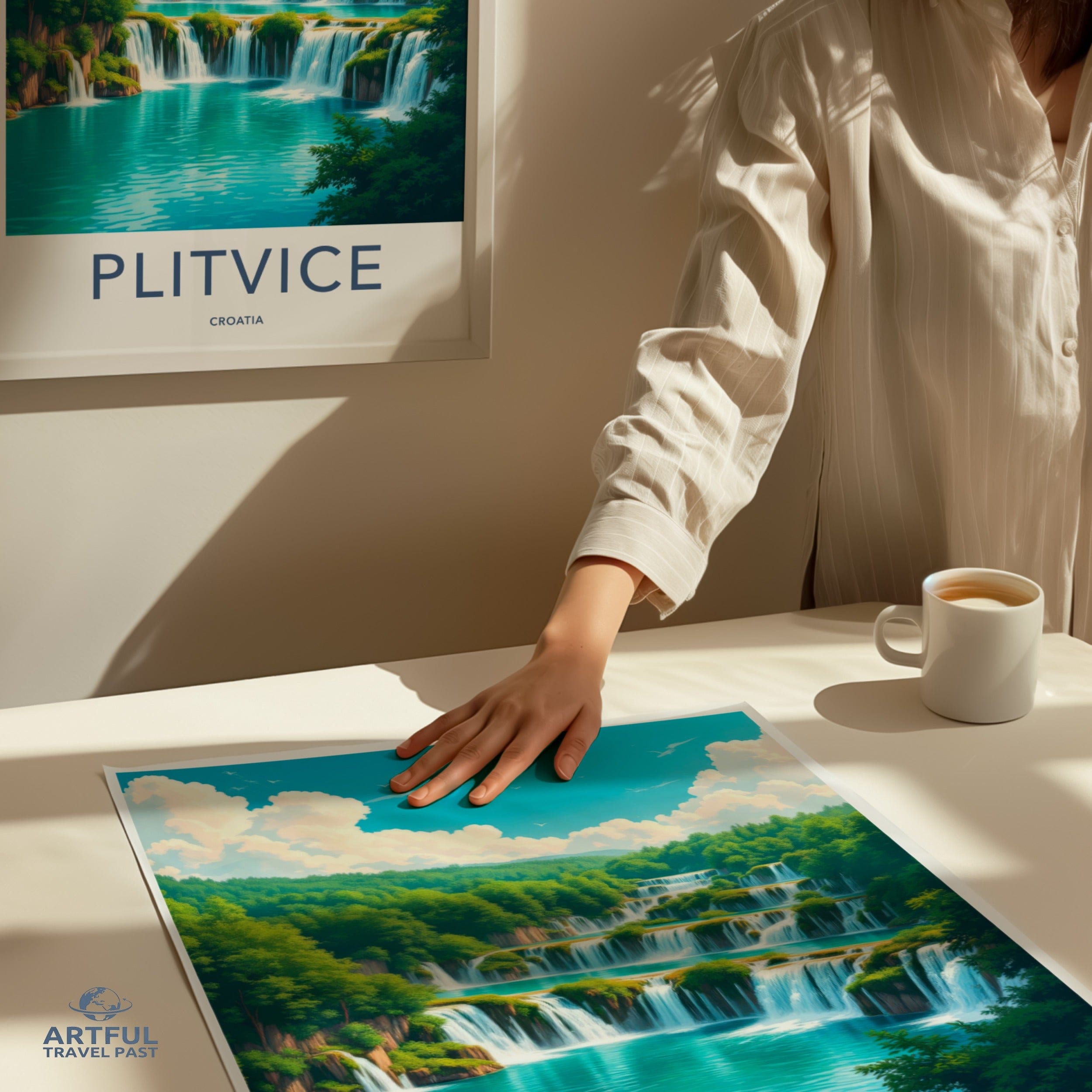 Plitvice Lakes Poster - Croatia Wall Art