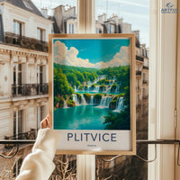 Plitvice Lakes Poster - Croatia Wall Art