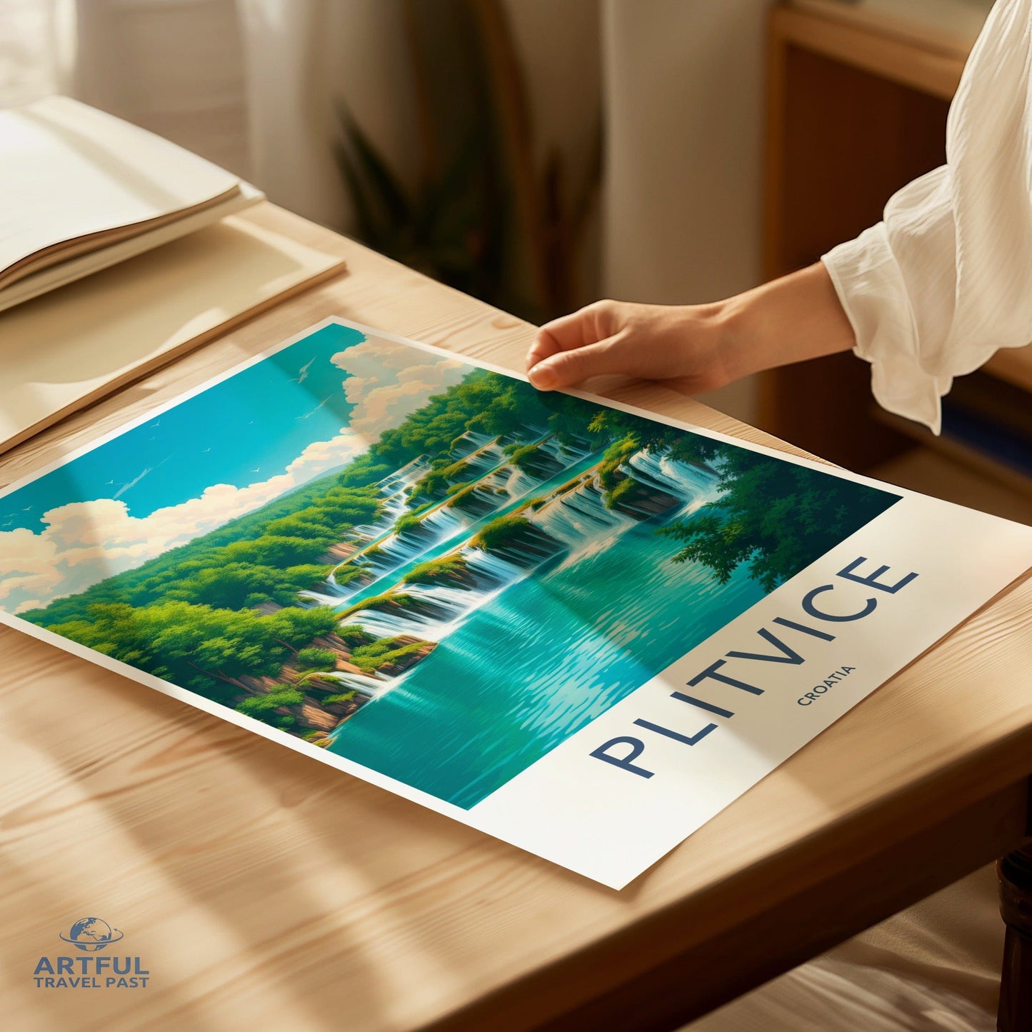 Plitvice Lakes Poster - Croatia Wall Art