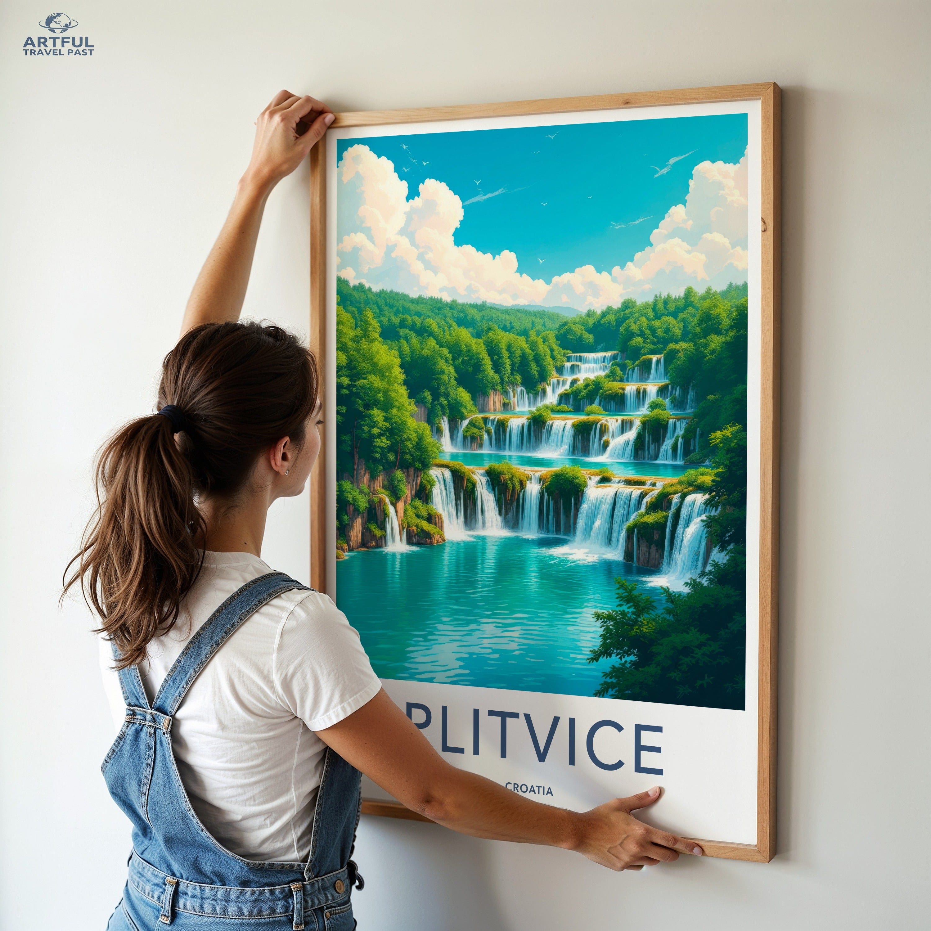 Plitvice Lakes Poster - Croatia Wall Art