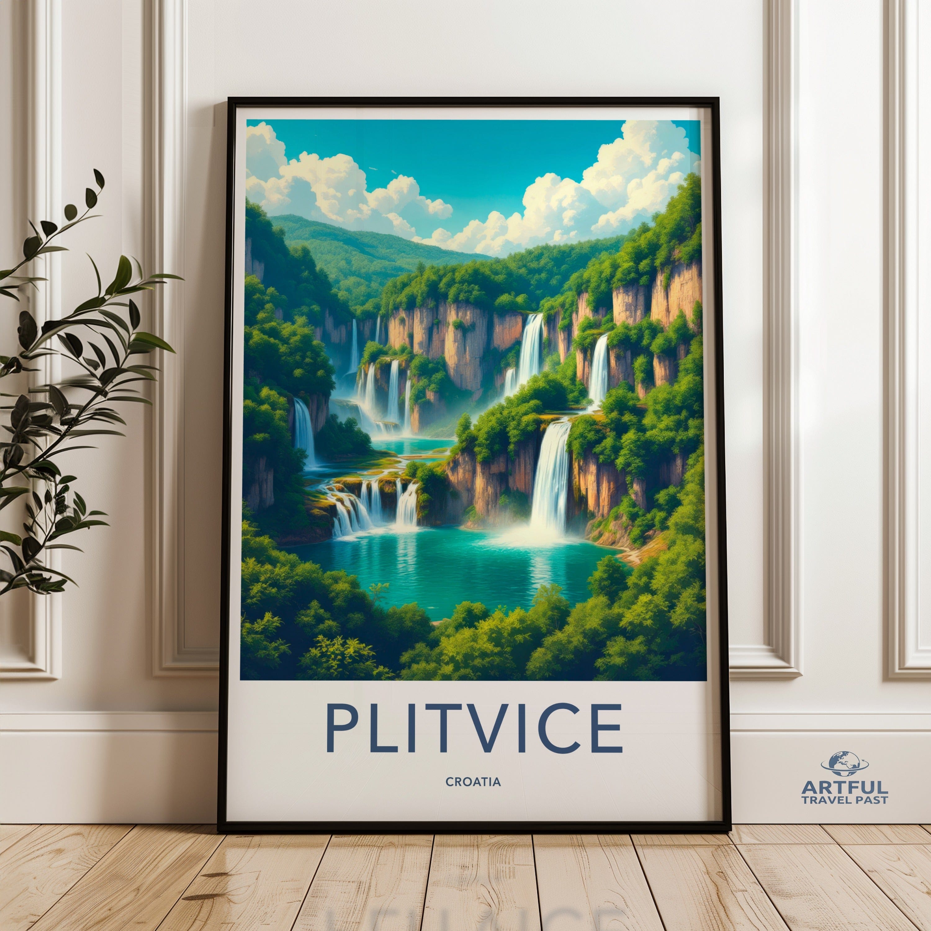 Plitvice Lakes Poster - Croatia Wall Art