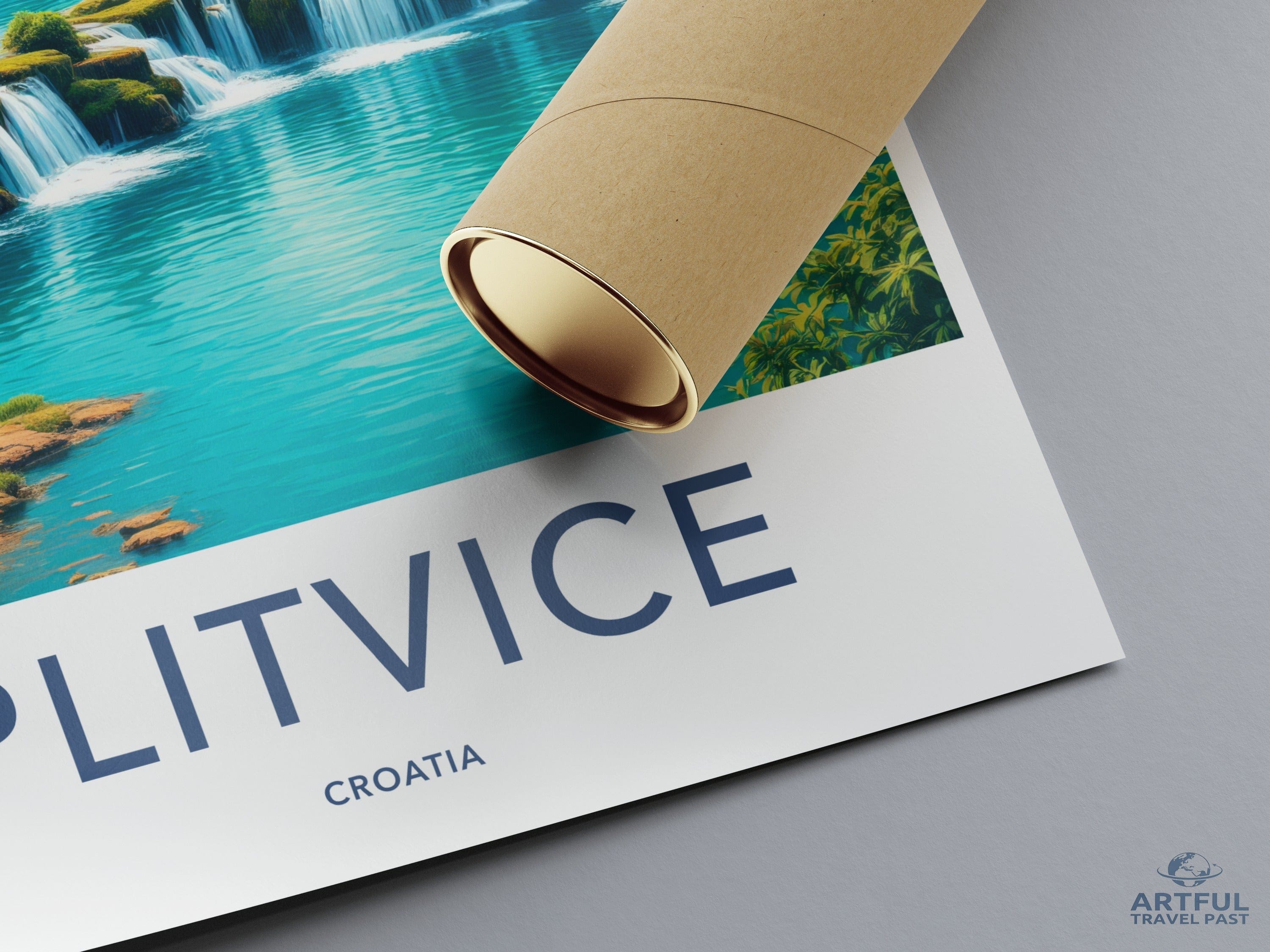 Plitvice Lakes Poster - Croatia Wall Art