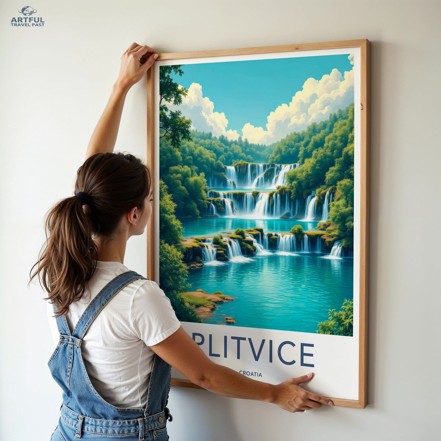 Plitvice Lakes Poster - Croatia Wall Art