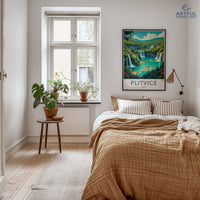 Plitvice Lakes Poster - Croatia Wall Art