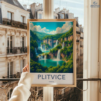 Plitvice Lakes Poster - Croatia Wall Art