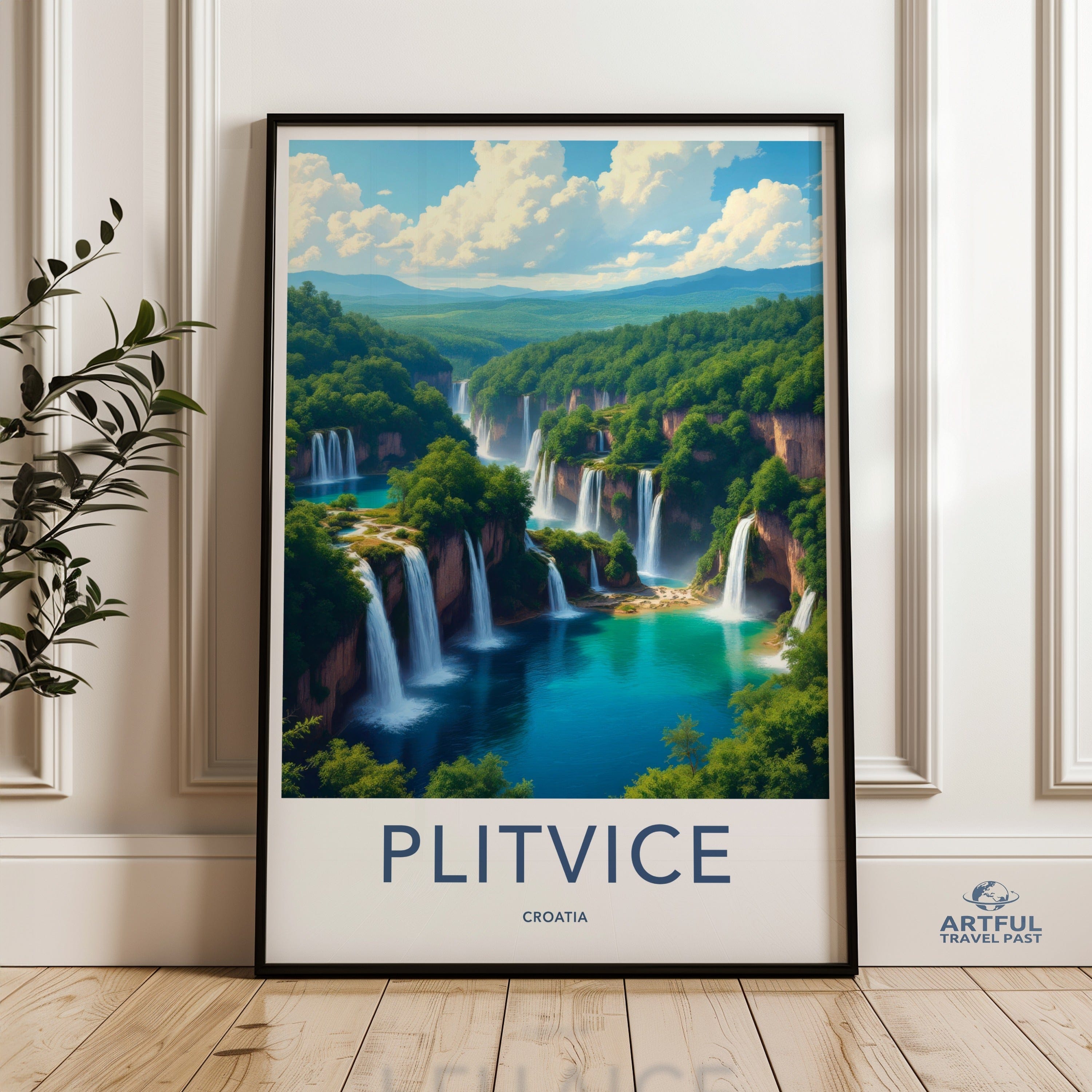 Plitvice Lakes Poster - Croatia Wall Art