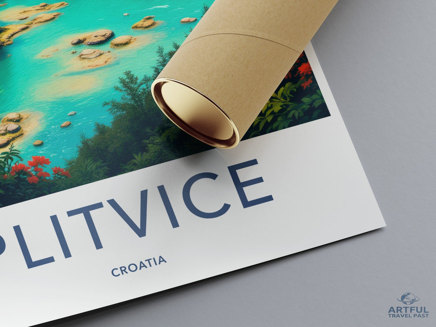 Plitvice Lakes Poster - Croatia Wall Art