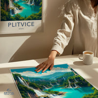 Plitvice Lakes Poster - Croatia Wall Art