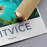Plitvice Lakes Poster - Croatia Wall Art
