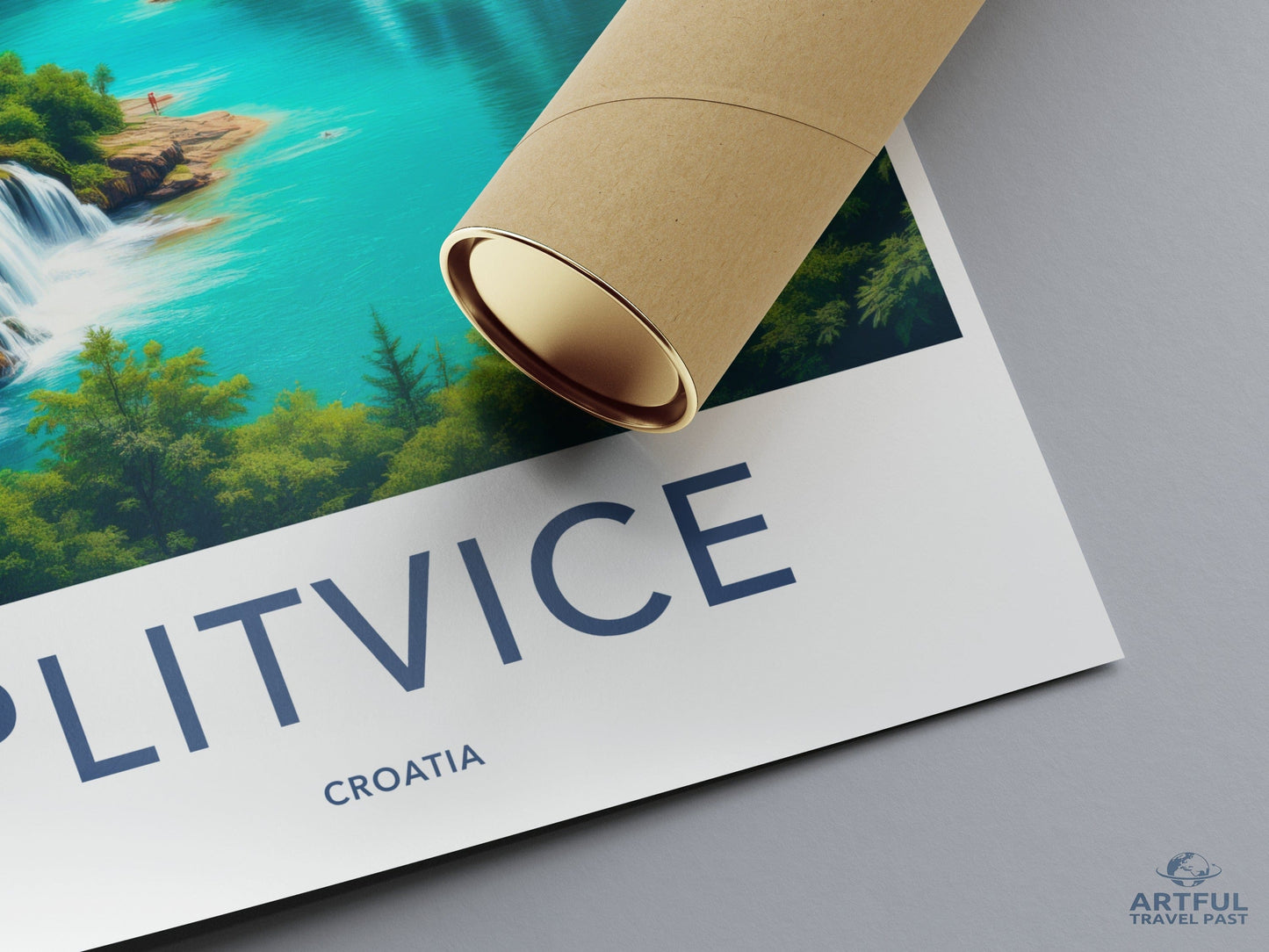 Plitvice Lakes Poster - Croatia Wall Art