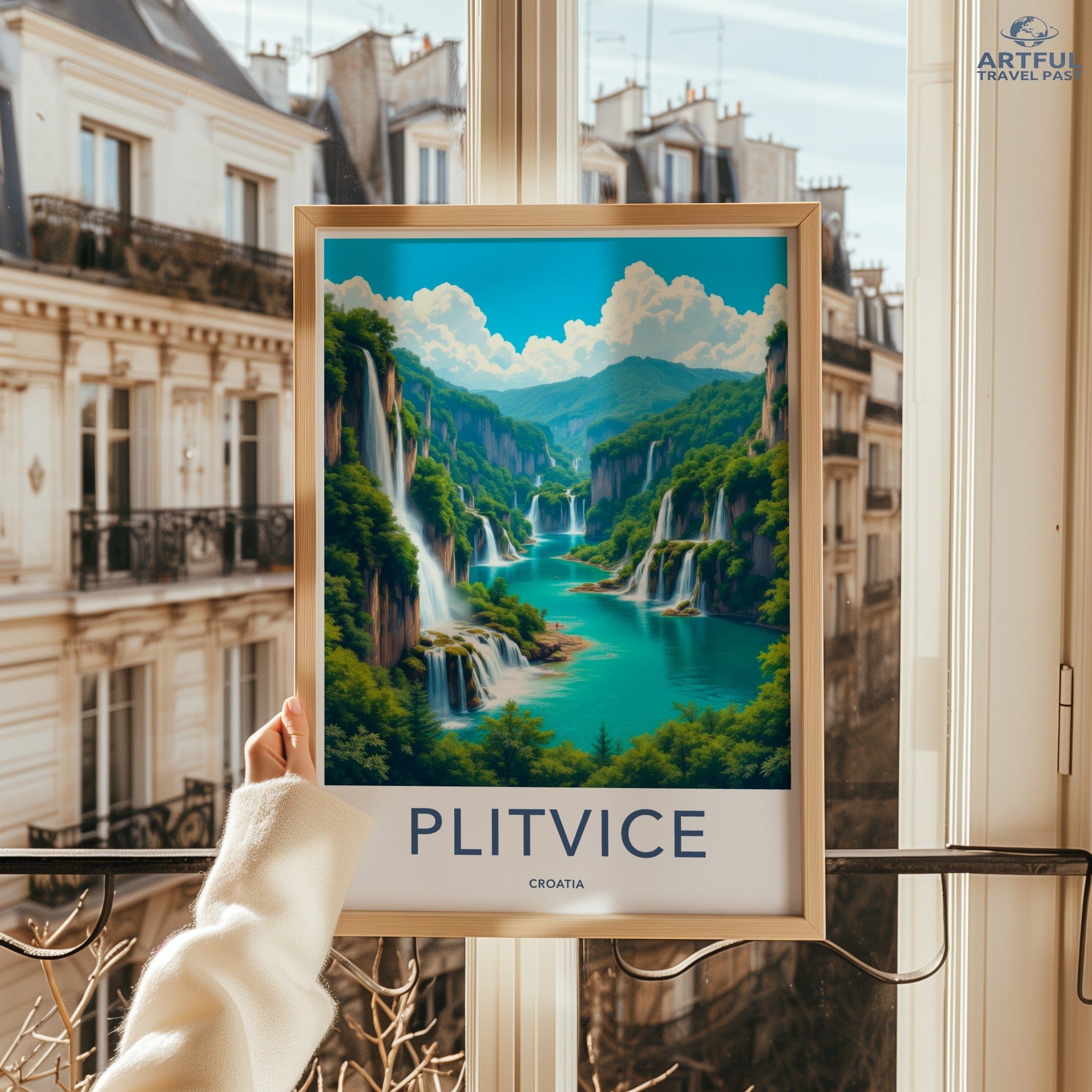 Plitvice Lakes Poster - Croatia Wall Art