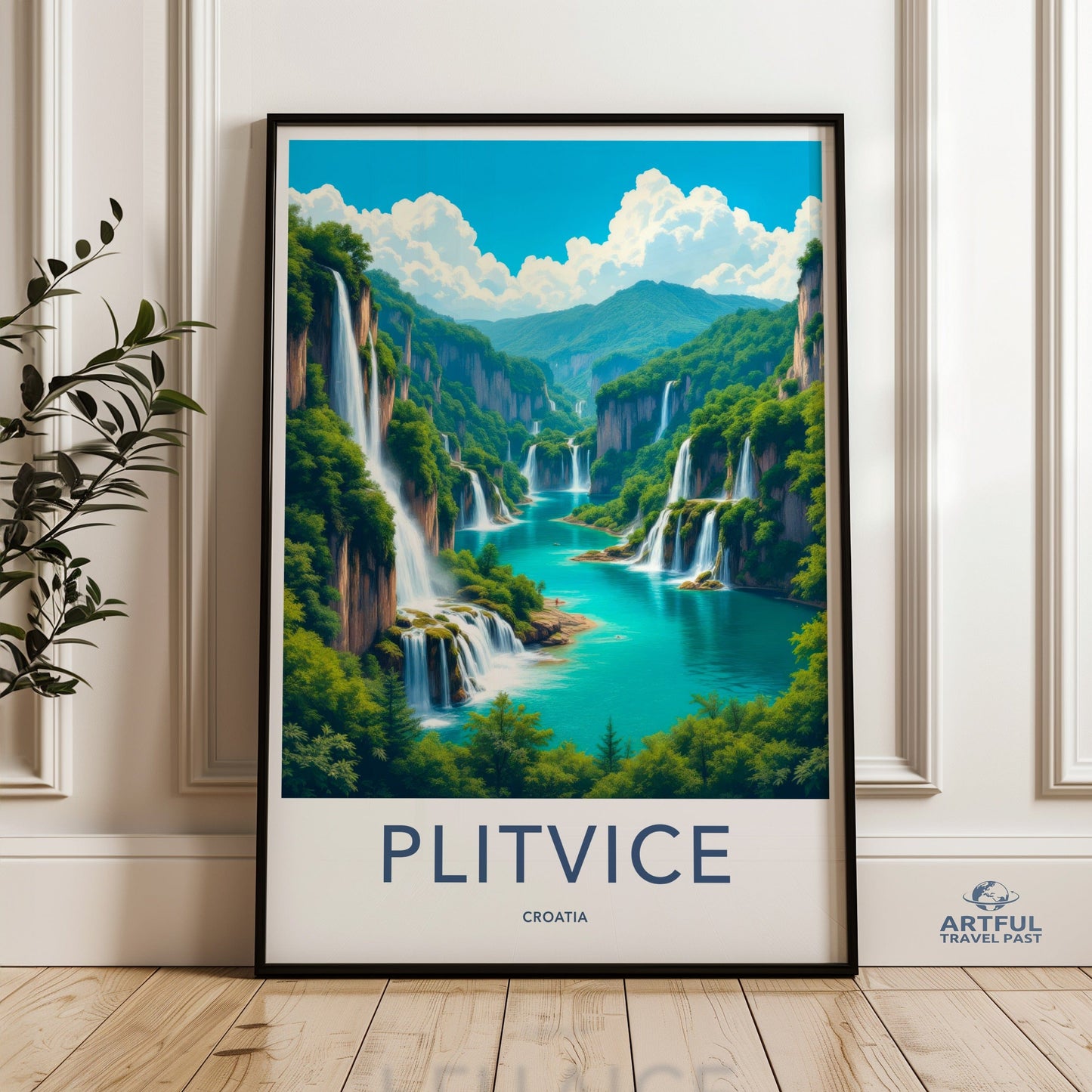 Plitvice Lakes Poster - Croatia Wall Art