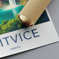 Plitvice Lakes Poster - Croatia Wall Art